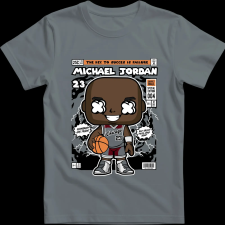 Createyou Michael Jordan - Gyermek - Szürke - XL gyerek póló