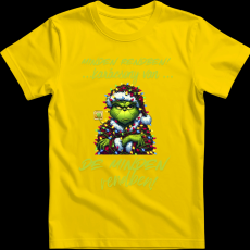 Createyou Minden rendben Grinch - Gyermek - Sárga - L