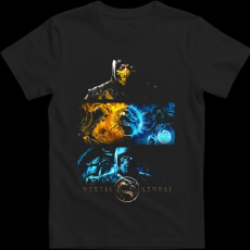 Createyou MK Scorpion vs Sub Zero - Férfi - Fekete - XL