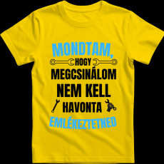 Createyou Mondtam, hogy megcsinálom... - Gyermek - Sárga - XL