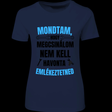Createyou Mondtam, hogy megcsinálom... - Női - Sötétkék - S