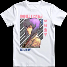 Createyou Motoko Kusanagi - Férfi - Fehér - 2XL férfi póló