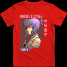 Createyou Motoko Kusanagi - Férfi - Piros - S férfi póló