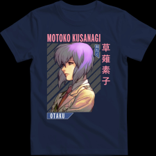 Createyou Motoko Kusanagi - Férfi - Sötétkék - 3XL férfi póló