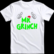 Createyou Mr Grinch - Férfi - Fehér - XL