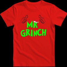 Createyou Mr Grinch - Férfi - Piros - L