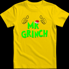 Createyou Mr Grinch - Gyermek - Sárga - XL gyerek póló