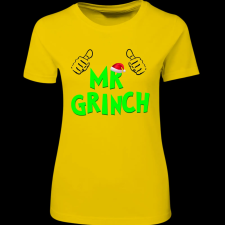 Createyou Mr Grinch - Női - Sárga - 2XL női póló