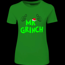 Createyou Mr Grinch - Női - Zöld - XL női póló