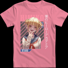 Createyou My Hero Akademy -Himiko Toga - Férfi - Pink - 3XL férfi póló