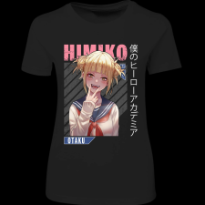 Createyou My Hero Akademy -Himiko Toga - Női - Fekete - M női póló