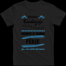 Createyou Nagymamára büszke férj - Férfi - Fekete - S férfi póló