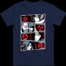 Createyou Naruto Sharinganok - Férfi - Sötétkék - M férfi póló