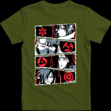 Createyou Naruto Sharinganok - Férfi - Sötétzöld - M