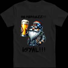 Createyou Ne kérdezz, igyál - Férfi - Fekete - M férfi póló