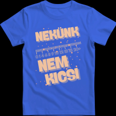 Createyou Nekünk nem kicsi - Férfi - Királykék - M