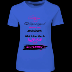 Createyou Nélkülük nem lehet élni - Női - Királykék - XL