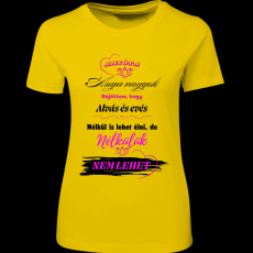 Createyou Nélkülük nem lehet élni - Női - Sárga - 2XL