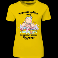 Createyou Nem nyugdíjas... nagymama - Női , Sárga , S női póló