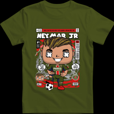 Createyou Neymar Jr - Férfi - Sötétzöld - M