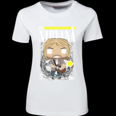 Createyou Nirvana Kurt Cobain - Női - Fehér - S