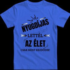 Createyou Nyugdíjas lettél - Férfi , Királykék , M