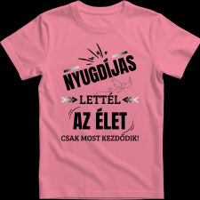 Createyou Nyugdíjas lettél - Férfi - Pink - L férfi póló
