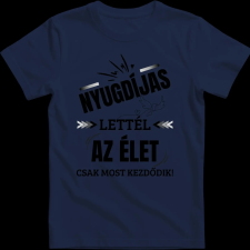 Createyou Nyugdíjas lettél - Férfi - Sötétkék - M férfi póló