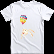 Createyou Nyuszika repül - Férfi , Fehér , XL