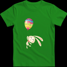 Createyou Nyuszika repül - Férfi , Zöld , 3XL férfi póló