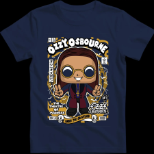 Createyou Ozzy Osbourne - Férfi - Sötétkék - L férfi póló