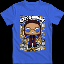 Createyou Ozzy Osbourne - Gyermek - Királykék - XS gyerek póló