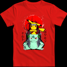 Createyou Pikachu 2 - Gyermek - Piros - S gyerek póló