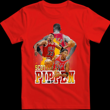 Createyou PIPPEN - Férfi - Piros - L férfi póló
