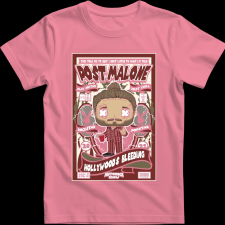 Createyou Post Malone - Férfi - Pink - XL férfi póló