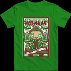 Createyou Post Malone - Férfi - Zöld - XL