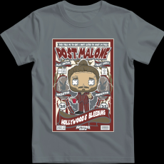 Createyou Post Malone - Gyermek - Szürke - M