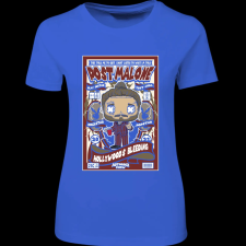 Createyou Post Malone - Női - Királykék - L női póló