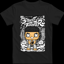 Createyou Ryu - Férfi - Fekete - 2XL férfi póló