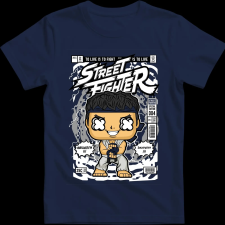 Createyou Ryu - Férfi - Sötétkék - XL férfi póló