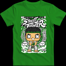 Createyou Ryu - Gyermek - Zöld - S gyerek póló