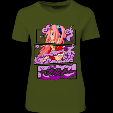 Createyou Sakura Haruno - Női - Sötétzöld - 2XL