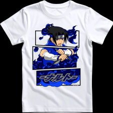 Createyou Sasuke Uchiha - Férfi - Fehér - 3XL férfi póló