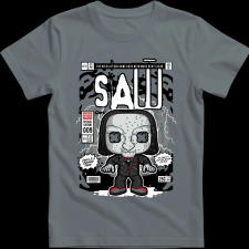 Createyou Saw Billy - Gyermek - Szürke - S gyerek póló