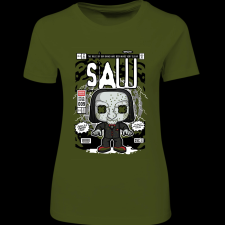 Createyou Saw Billy - Női - Sötétzöld - XL női póló