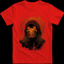 Createyou Scorpion 2 - Férfi - Piros - 3XL férfi póló