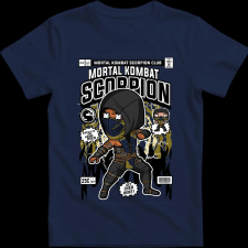 Createyou Scorpion - Férfi - Sötétkék - M férfi póló