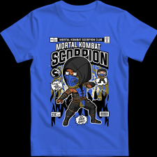 Createyou Scorpion - Gyermek - Királykék - M gyerek póló