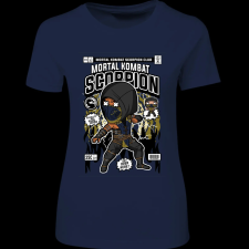 Createyou Scorpion - Női - Sötétkék - S női póló