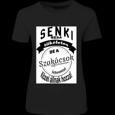 Createyou Senki sem... szakácsok - Női - Fekete - M